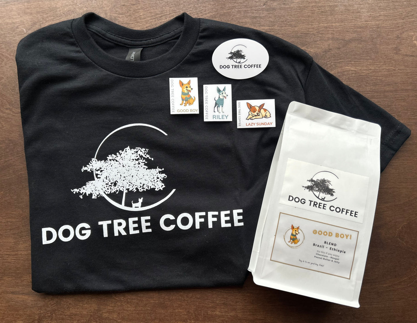 Coffee, T-Shirt, Sticker BUNDLE