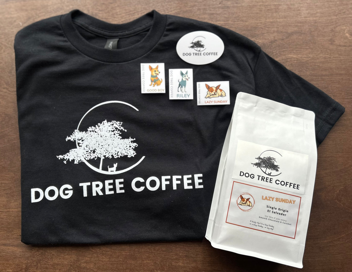 Coffee, T-Shirt, Sticker BUNDLE