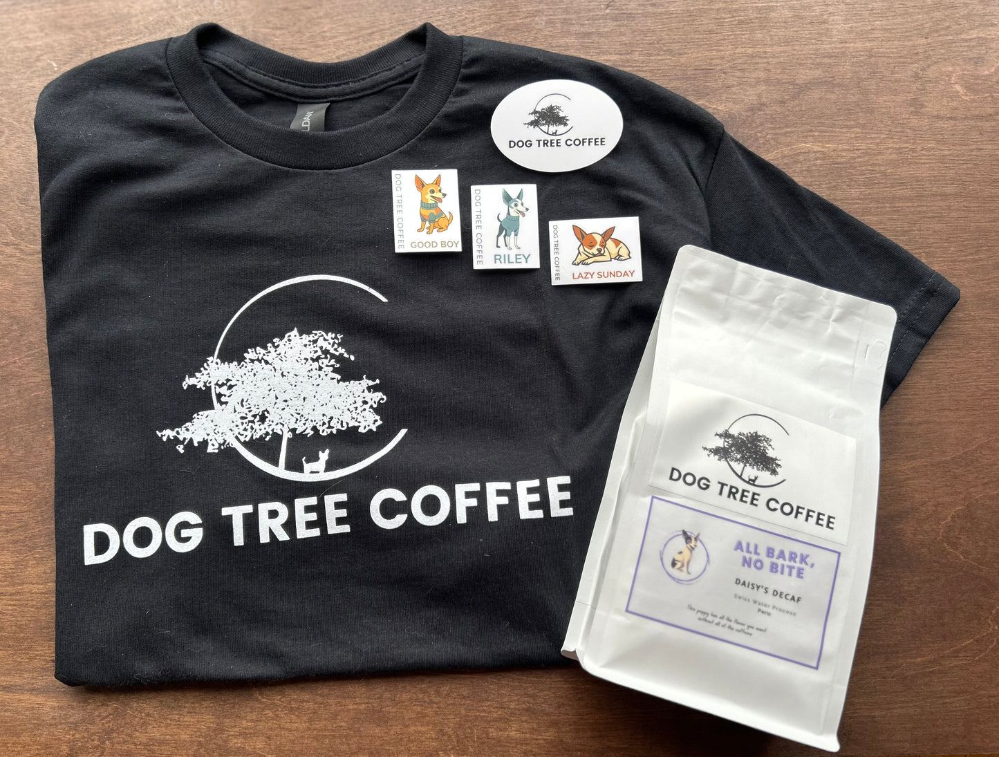 Coffee, T-Shirt, Sticker BUNDLE