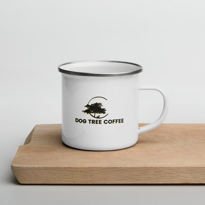 Enamel Mug - Dog Tree Logo Black/Gold