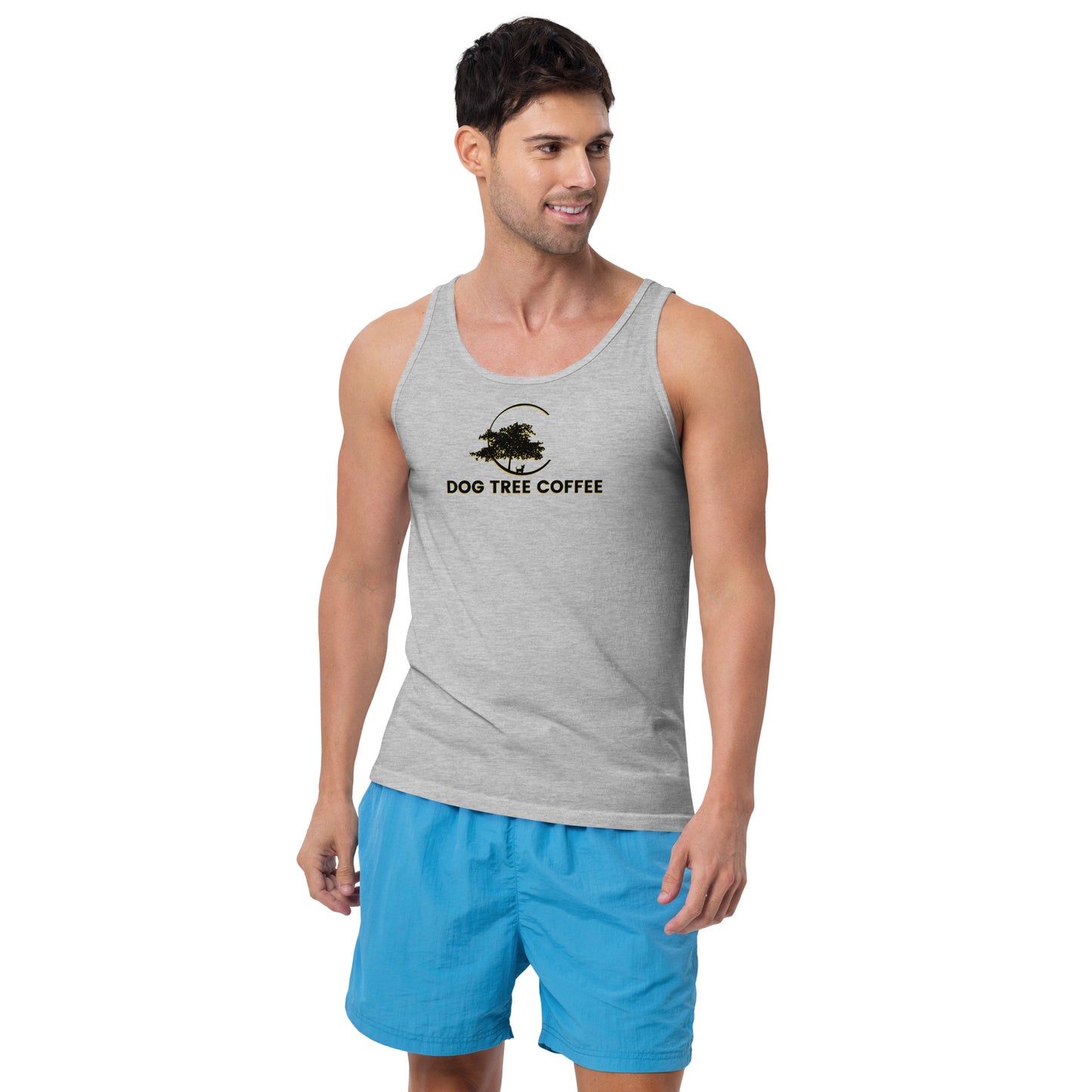 Tank Top - Dog Tree Logo Black/Gold